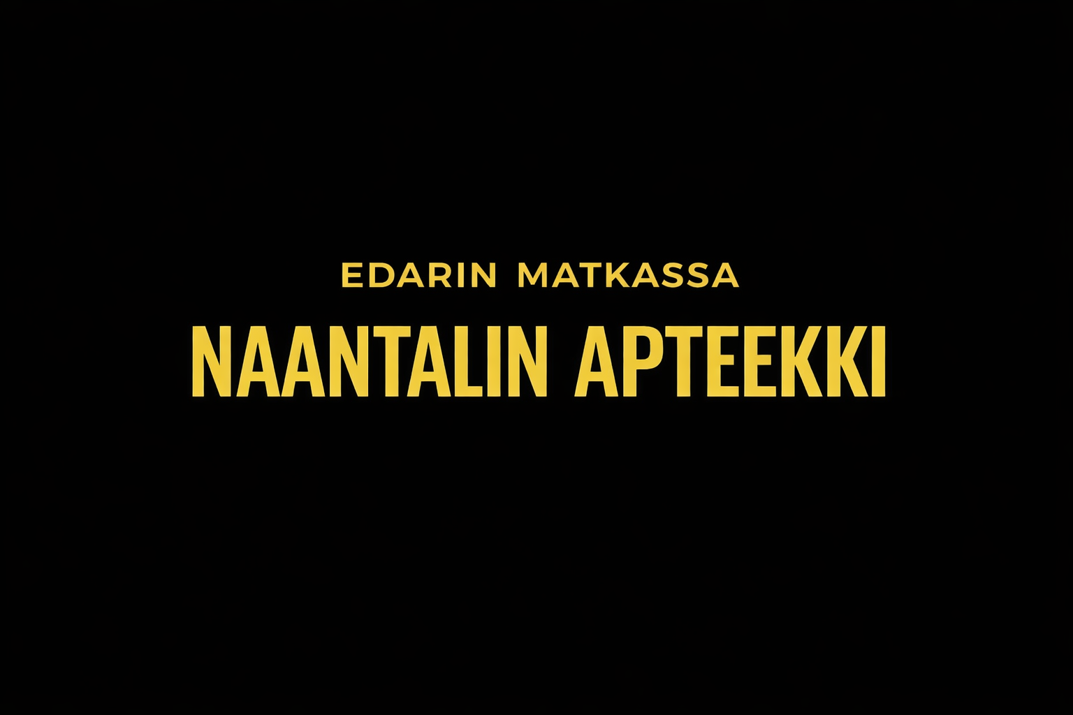 Naantalin apteekkiin tästä!